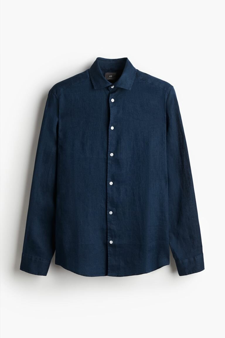 Льняная рубашка H&M...
