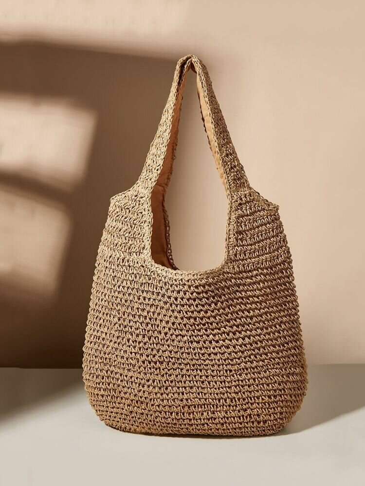 Сумка пляжная , кэмел — фото 1