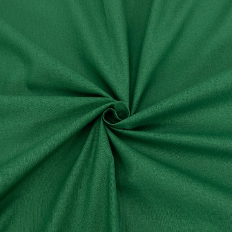 фото Ткань для шитья хлопок, 1 Метр ткани, Бязь ГОСТ Шуя, Отрез - 150х300 см, № 13320 цвет темно-зеленый