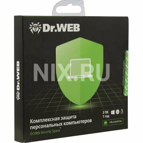 Антивирусное ПО Доктор веб Security Space BHW-B-12M-3-A3