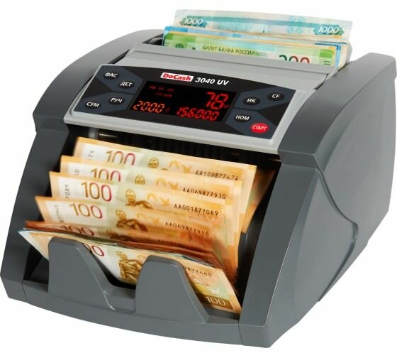 фото Счетчик банкнот DoCash 3040 UV, с калькуляцией 06884