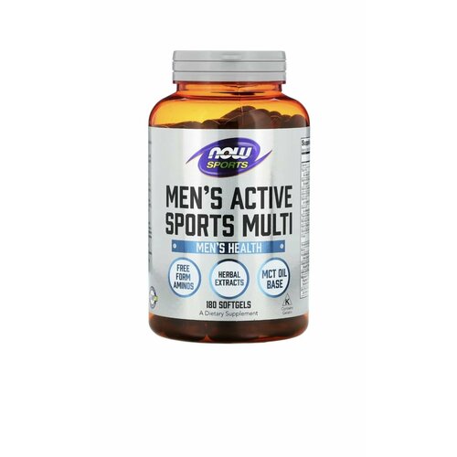 NOW Men's Active Sports Multi 180 капсул