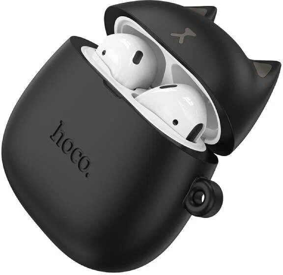 Наушники беспроводные Hoco EW45 (с боксом для зарядки) (Bluetooth) черный