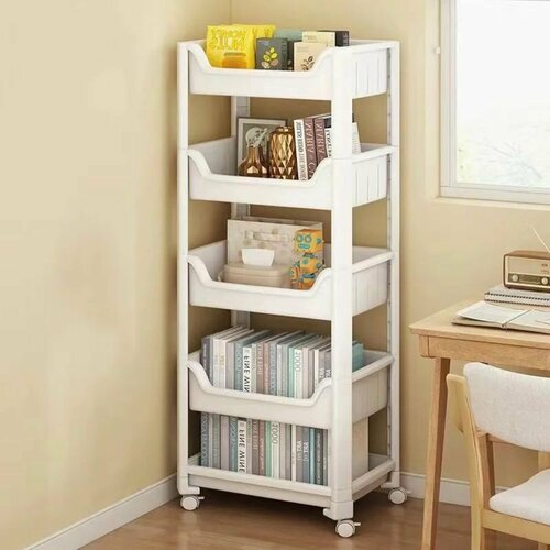 Этажерка на колесиках BORTEN 1045 белый 2995₽