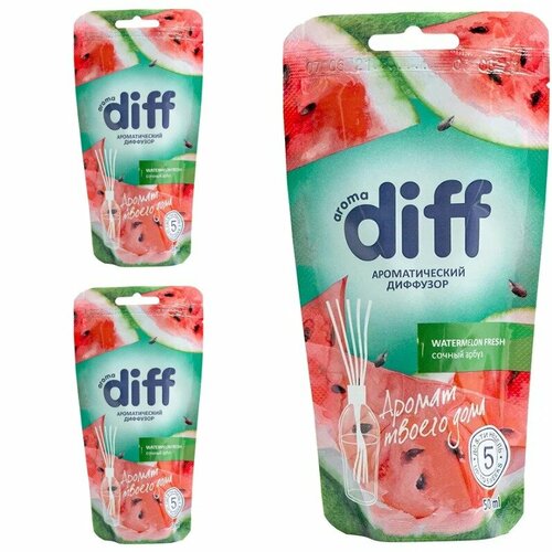 Diff Диффузор Сочный арбуз 50 мл 3 шт 978₽