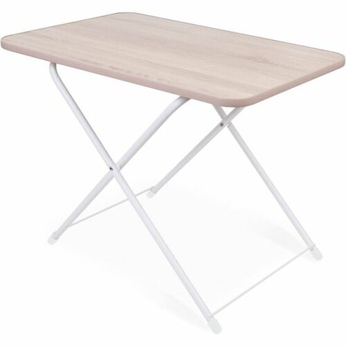 Стол туриста Garden Story Ника арт ТСТС 1уп каркас белый поверхность дуб сонома 1900₽