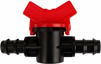 Кран соединительный ECOTEC Aquarel, для системы полива, пластик, 16мм