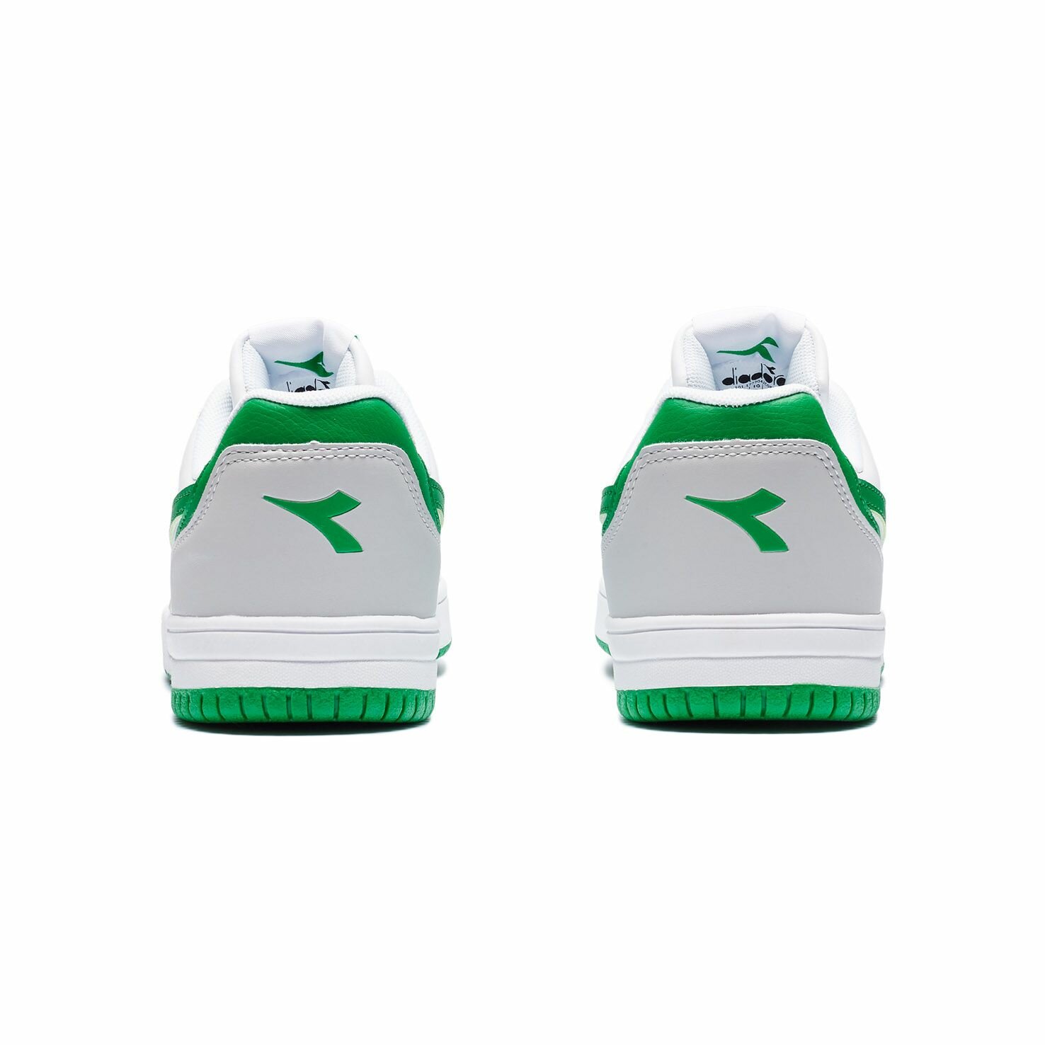Кроссовки Diadora Raptor, размер T39, белый/зеленый/серый — фото 1