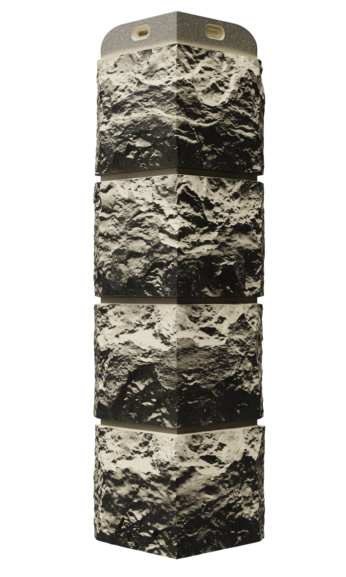 Угол наружный из ПВХ для фасадных панелей Docke DUFOUR, (Каменная кладка), Шатель