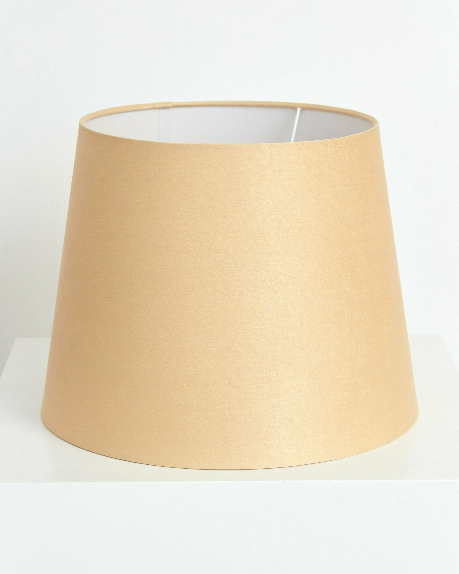 Абажур AldRo для напольных светильников бежевый ткань тёплый белый свет