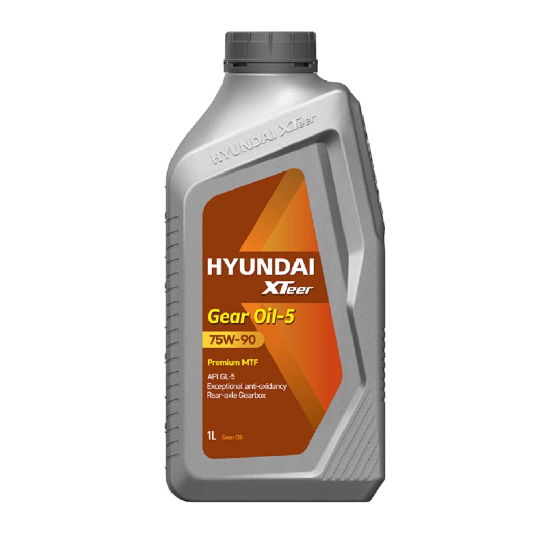 Масло трансмиссионное синтетическое HYUNDAI XTeer Gear Oil-5 75W90, 1 литр канистра
