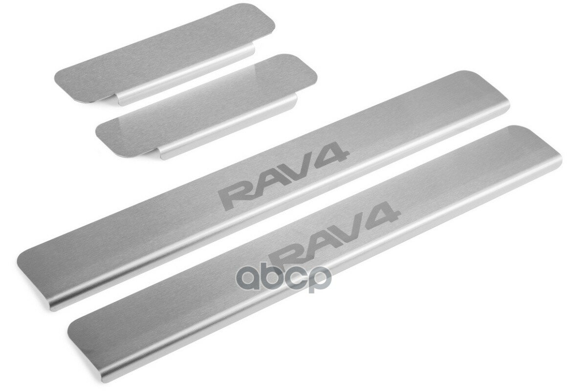 Накладки Порогов Toyota Rav 4 Iii Xa30 2005-2010 Rival арт. NP57131