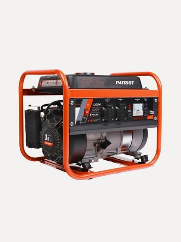 Изображение товара Генератор бензиновый PATRIOT GRS 1500 (476102225) 1.2 кВт, черно-оранжевый