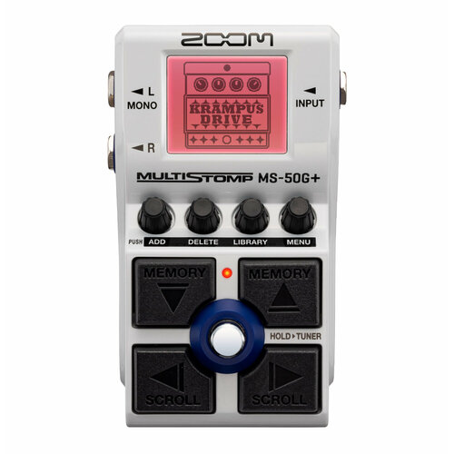 Zoom MS-50G+ педаль мультиэффектов для электрогитары/Drives, Delays, Reverbs and More