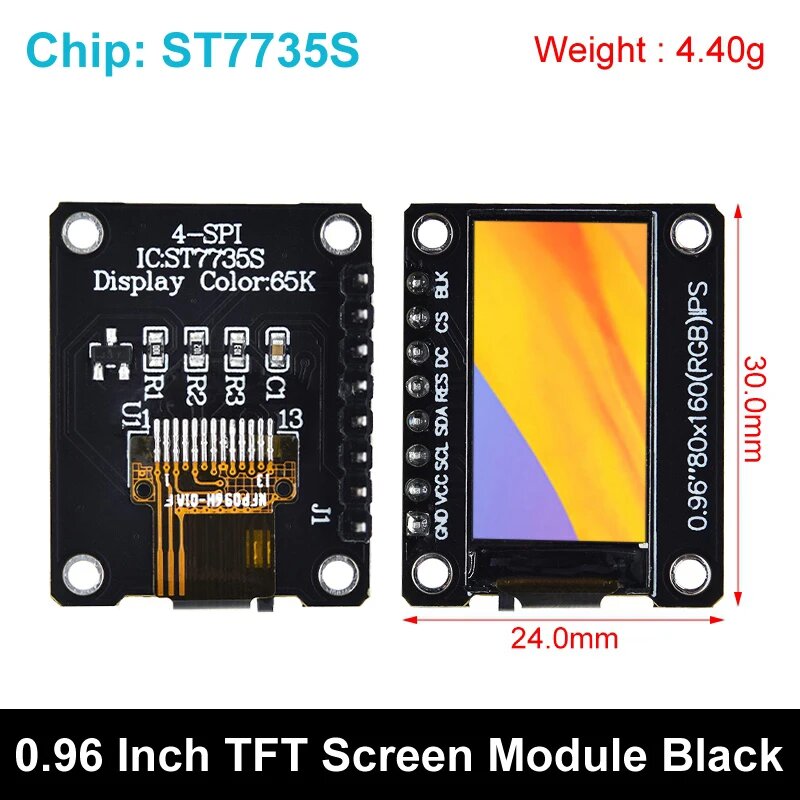 TZT TFT-дисплей 0,96/1,3/1,44/1,8/2,4/2,8/3,5 дюйма ILI9341 для Arduino