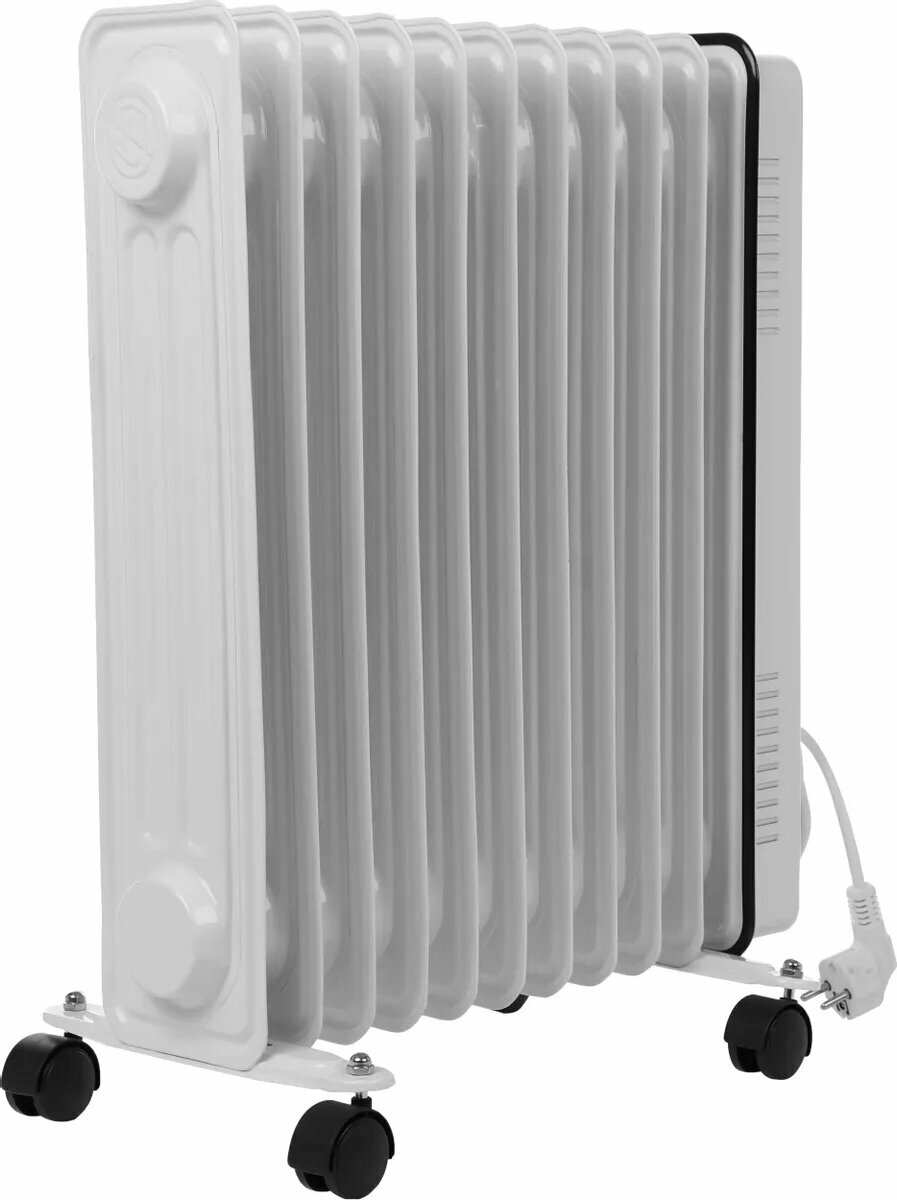 Масляные Радиаторы Масляный радиатор CENTEK CT-6207, 2500Вт, 11 секций, 3 режима, белый