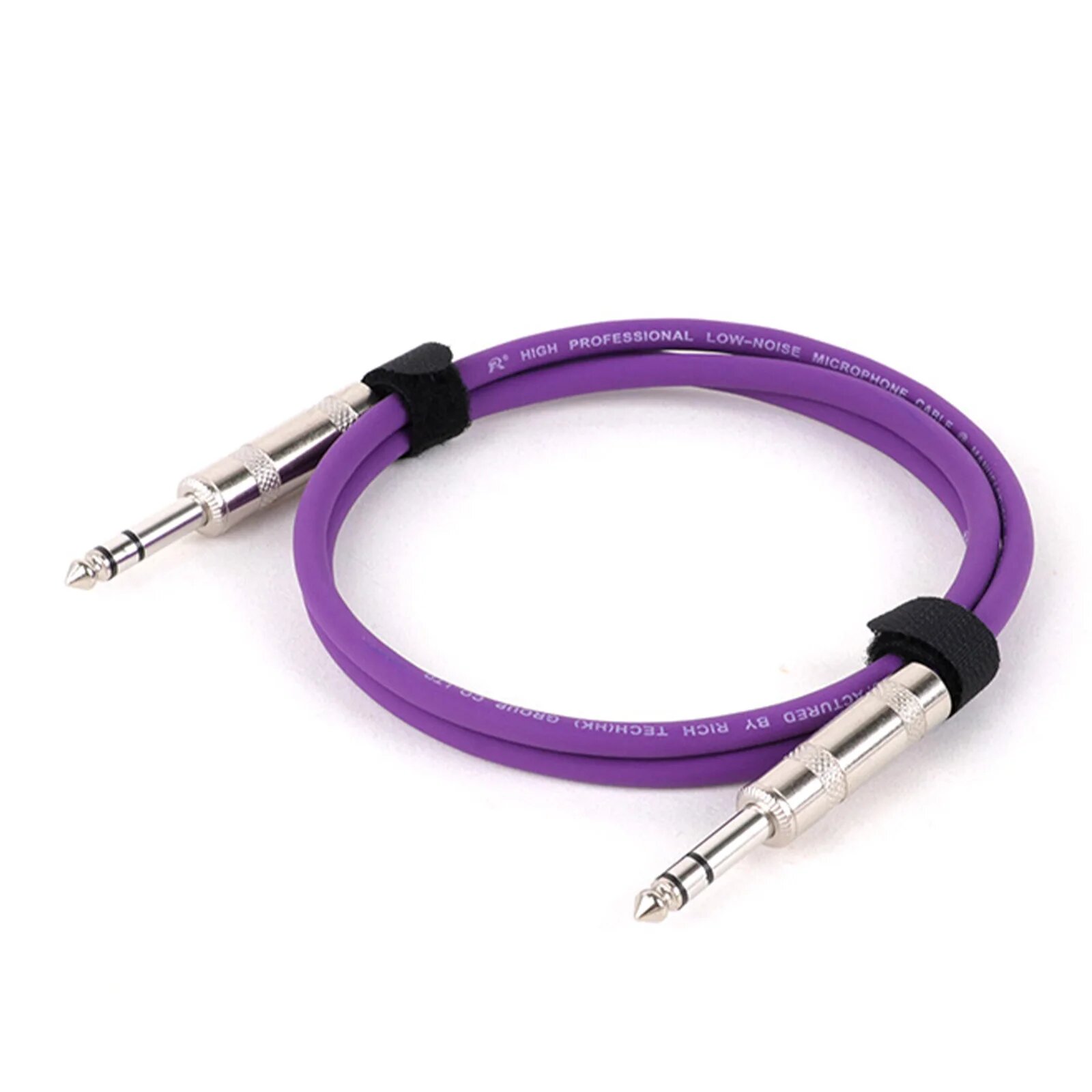 GuerGuo гитарный кабель 0,3 метра черный, Purple, 5M