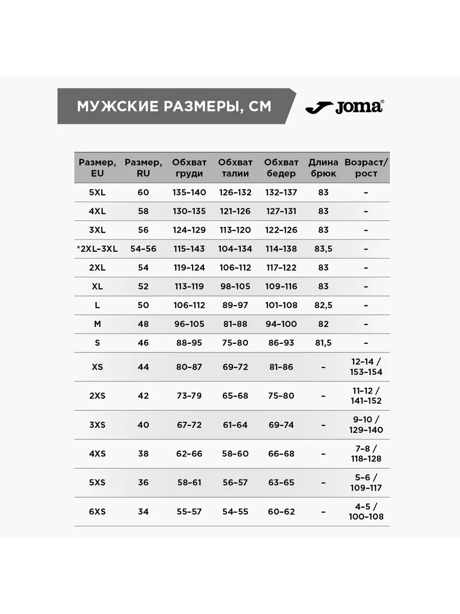 Костюм спортивный JOMA Базовая коллекция, размер 2XL, белый, синий — фото 1