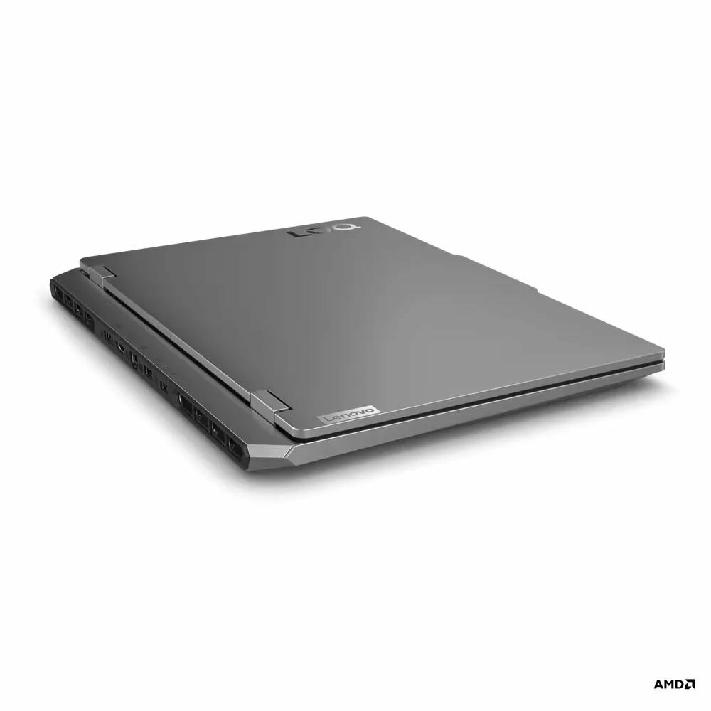 15.6" Игровой ноутбук Lenovo LOQ 15ARP9, AMD Ryzen 7 7435HS 3.1 ГГц, RAM 16 ГБ LPDDR5х, SSD 512 ГБ, NVIDIA GeForce RTX 4070 (8ГБ), Windows 11 Pro + MS Office Pro, Серый, Русская раскладка — фото 1