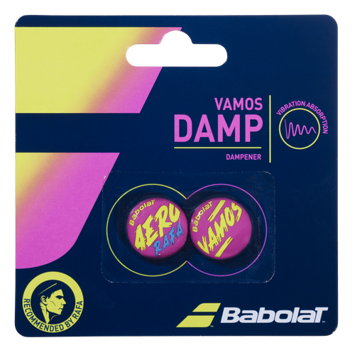 Набор виброгасителей Babolat Vamos Damp желто-розовый