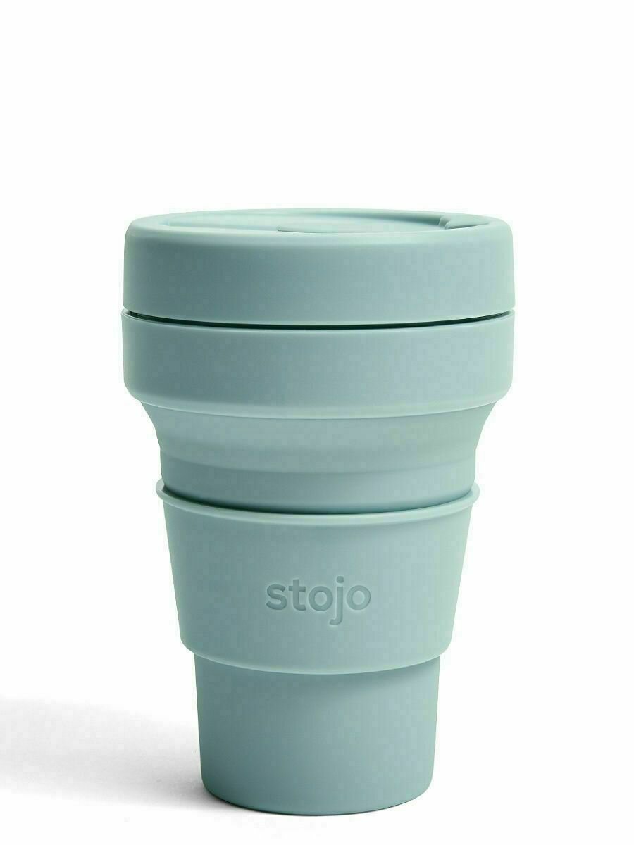Стакан складной Stojo Pocket Cup, 355 мл, голубой