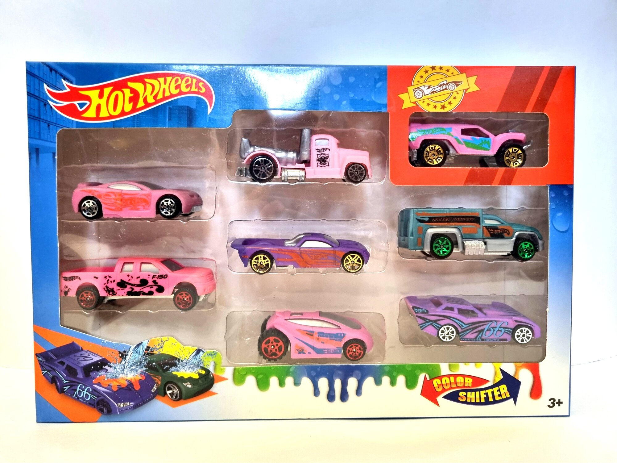 Набор машинок HOT WHEELS COLOR SHIFTER меняющие цвет