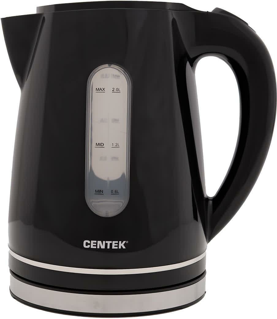 Электрический чайник CENTEK CT-0043 объем 2 л, мощность 2200 Вт, черный