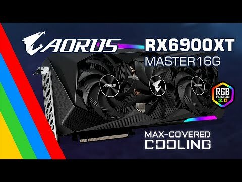 Ультра мощная, игровая видеокарта GIGABYTE Radeon RX 6900 XT, 16GB, 7nm, 3 вентилятора, LED-экран, RGB — фото 1