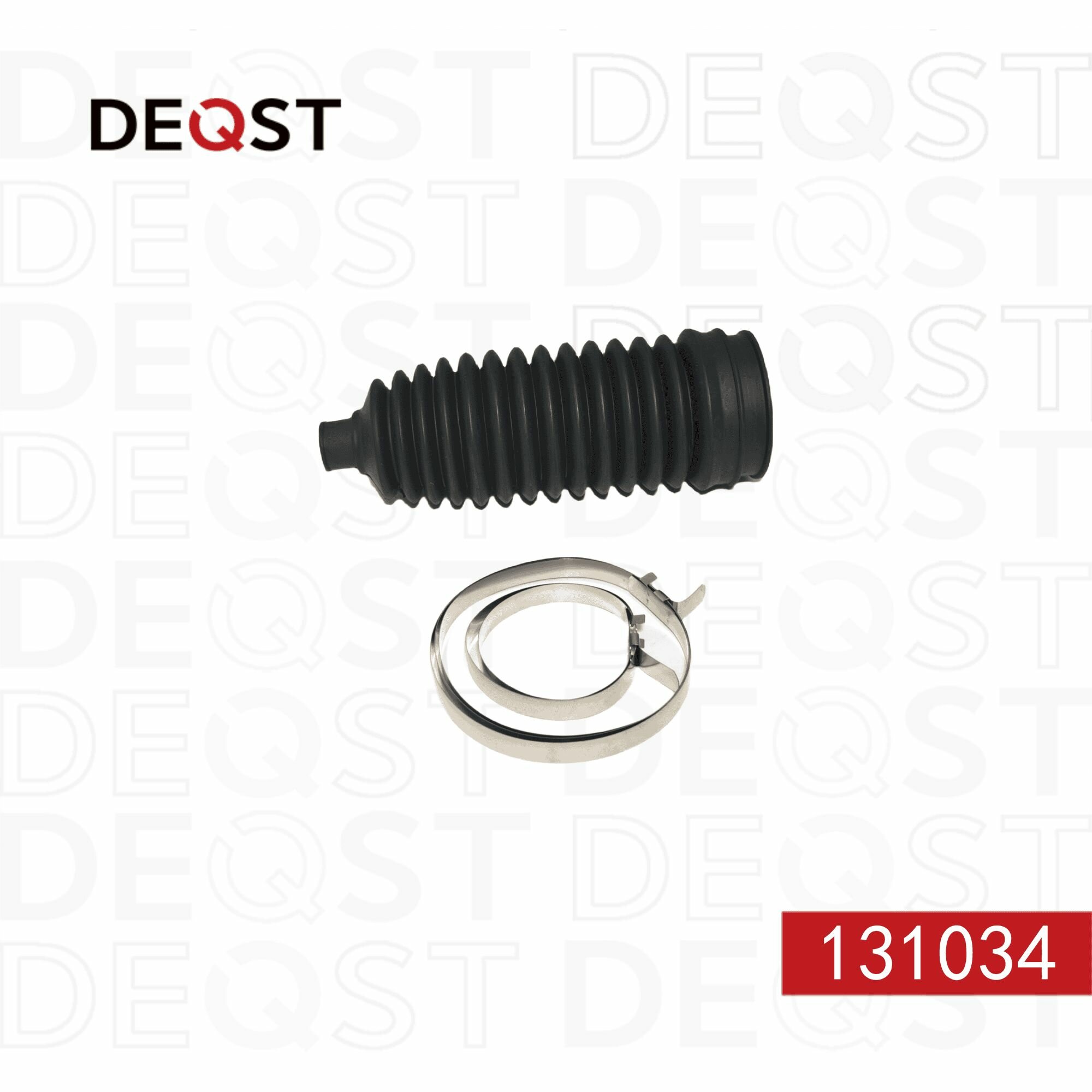 Пыльник рулевой рейки Deqst 131034 с хомутами Nissan Micra (03-), Note (05-12), Tiida (07-