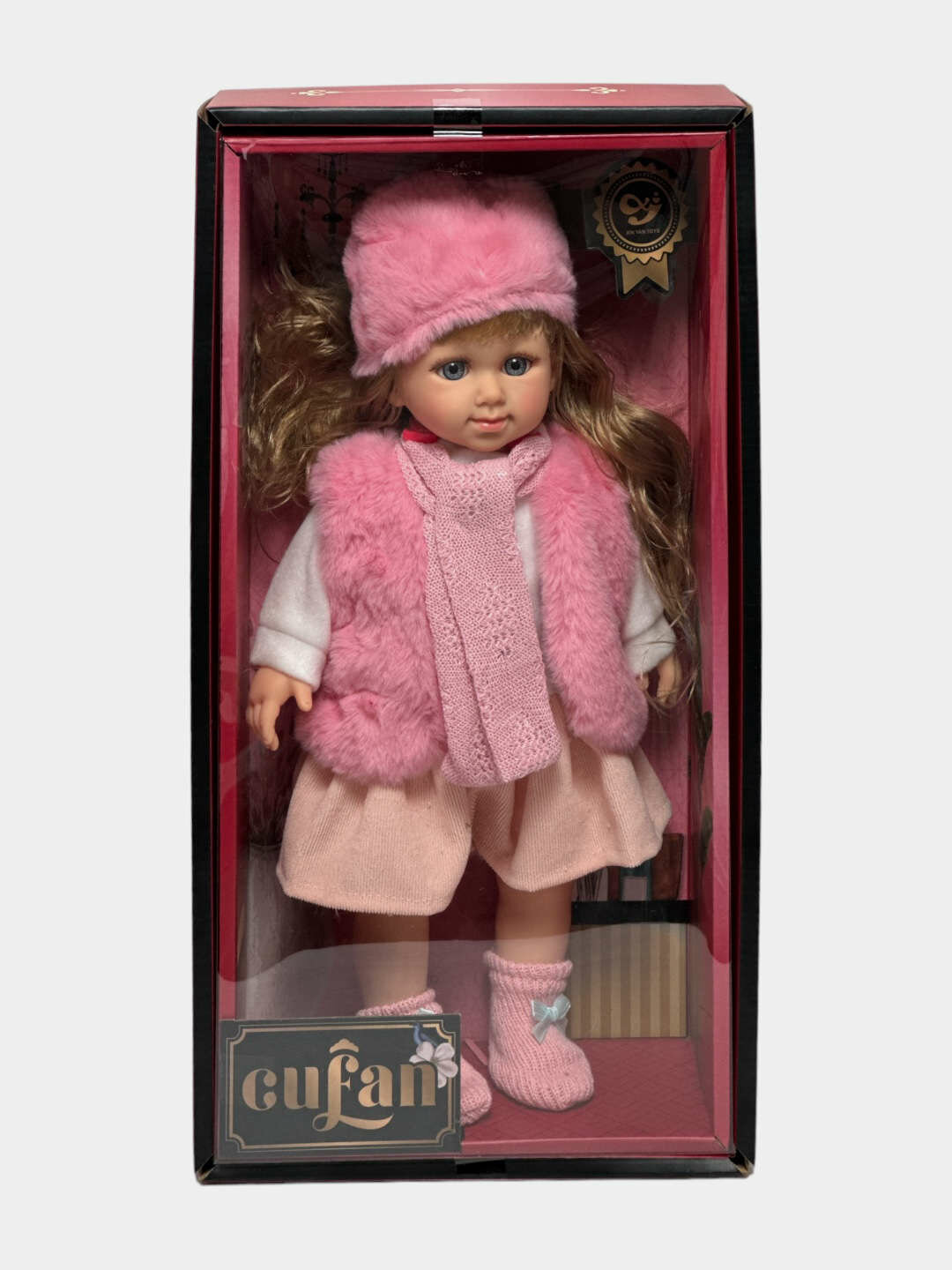 Реалистичная кукла Cufan, Стильный зимний образ, Для ролевых игр от 3 лет, Развивает моторику Код. 24422 — фото 1