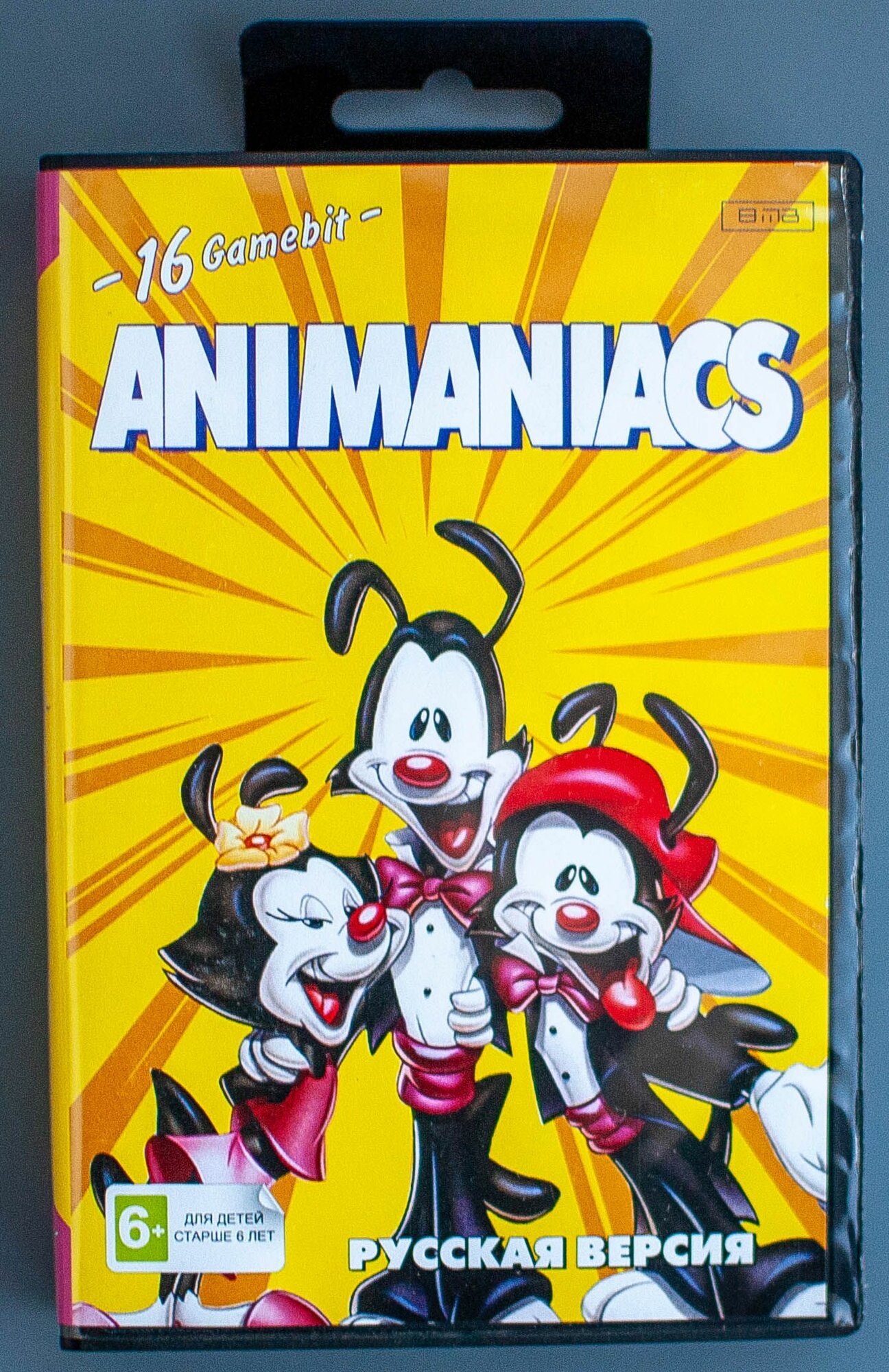 Игра Animaniacs для SEGA 16bit Русская версия в боксе