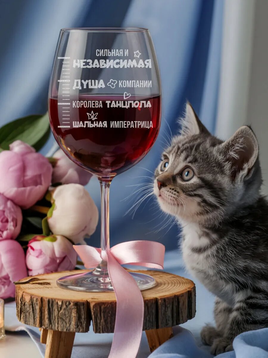 Бокал подарочный Шкала трезвости