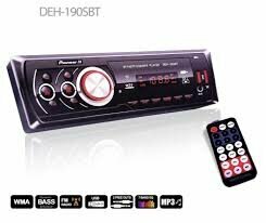 Автомагнитола Pioneer. DEH-190HBT, 1 DIN, Bluetooth, USB, AUX — фото 1