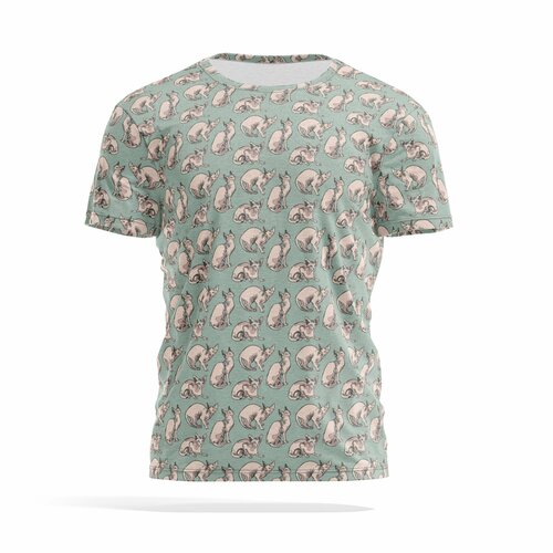 фото Футболка panin brand, размер xxl, серый