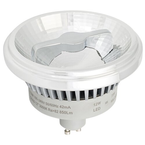 026880 Лампа AR111-FORT-GU10-12W-DIM Warm3000 (Reflector, 24 deg, 230V) (ARL, Металл)