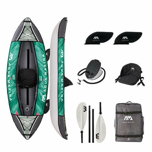 каяк надувной двухместный aqua marina tomahawk air k 440 2023 Каяк надувной одноместный с веслом Aqua Marina Laxo-285 (2023)