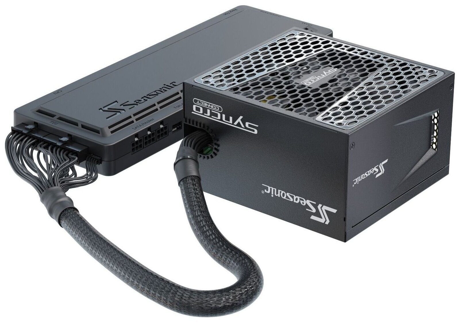 Компьютерный корпус ATX 850W Seasonic CASE SYNCRO Q704 PLATINUM черный (syncro dpc-850 (ssr-850fb))