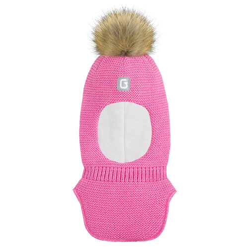 фото Балаклава шлем gusti, демисезон/зима, подкладка, размер 54/55, розовый