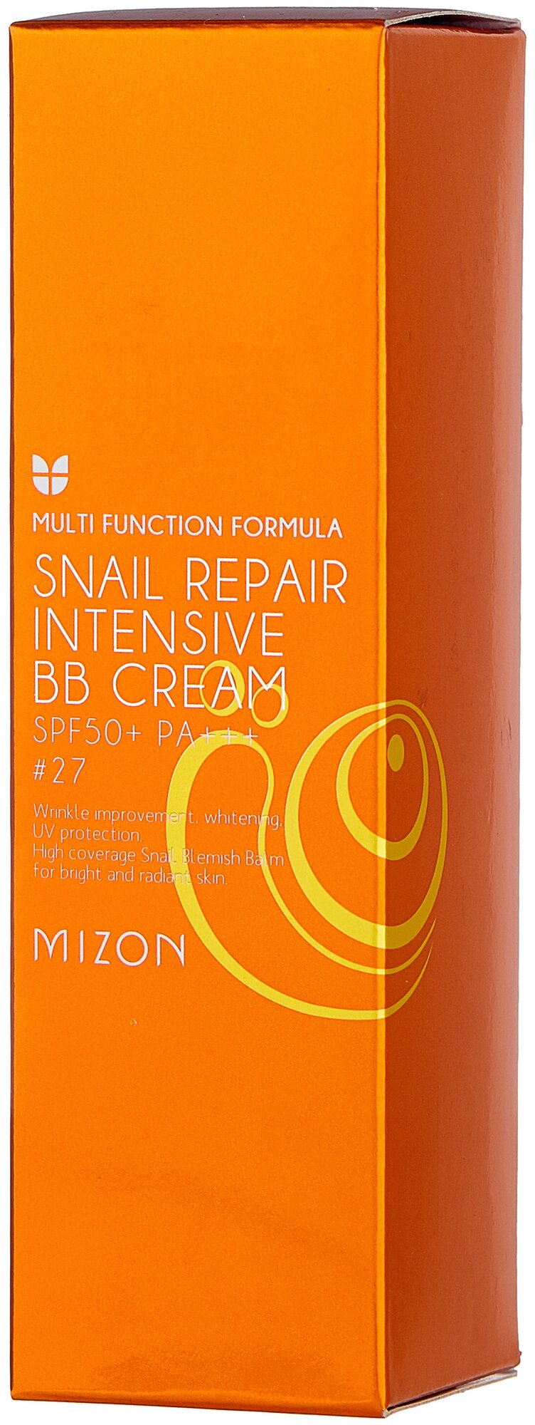 ББ-крем с муцином улитки Mizon Snail Repair Intensive BB Cream №.27 SPF 50+ PA +++ (50 мл)