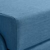 Фото #5 Диван-кровать раскладной Salotti милк рогожа Тиса голубой