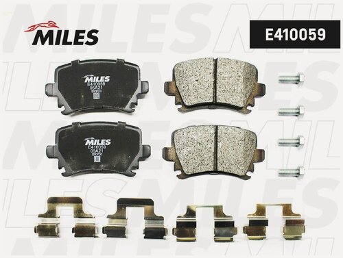 Изображение товара Колодки тормозные дисковые задние Miles E410059 для a/м Skoda Octavia A5 (04-)