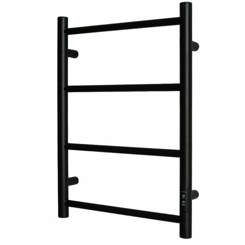 Полотенцесушитель электрический Status Аспект Пэксп1 60 на 40+крючки, черный, универсальное подключение, таймер