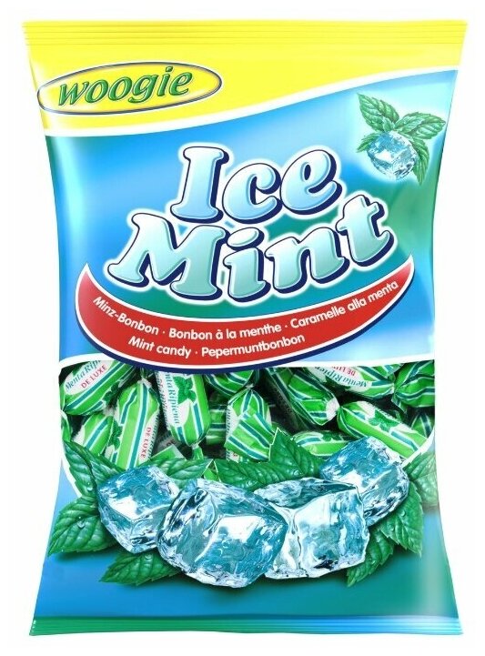 Карамель леденцовая с начинкой со вкусом мяты "Ice Mint", 170 г