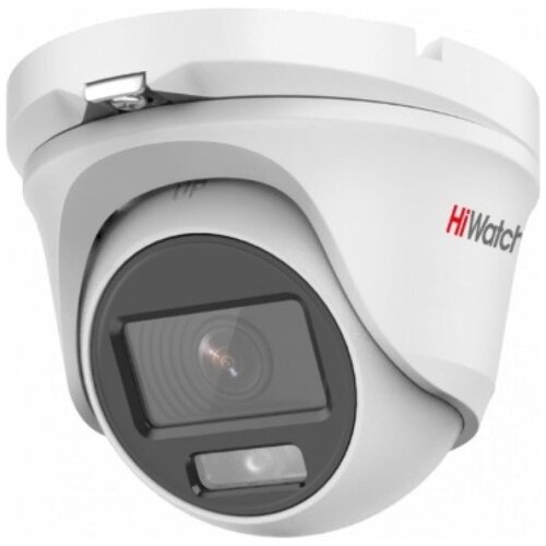 камера видеонаблюдения hikvision hiwatch ds t203l 3 6 3 6мм hd cvi hd tvi цветная корп белый Видеокамера HiWatch DS-T203L (2.8mm)