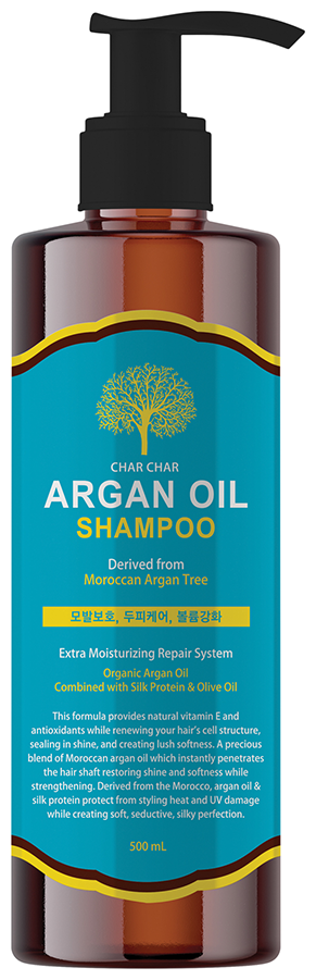 Шампунь для волос с аргановым маслом Evas Char Char Argan Oil Shampoo, 100 мл - фото №1
