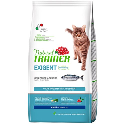 Корм Trainer Natural Exigent Cat Blue Fish для особо привередливых кошек, с океанической рыбой, 300 г