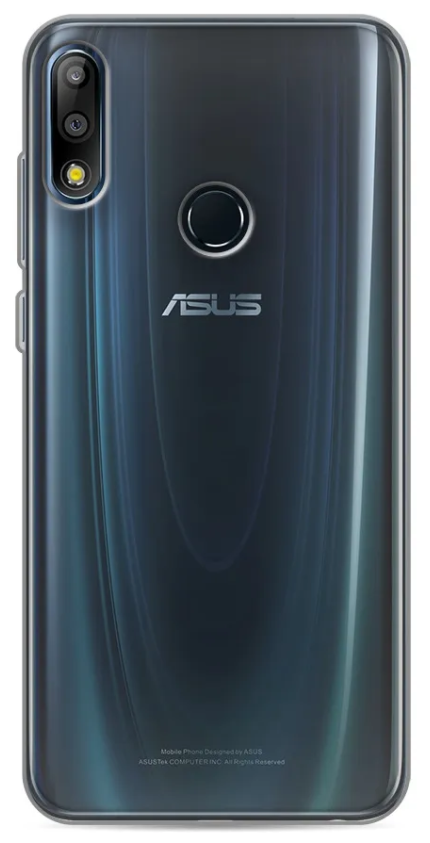 Чехол силиконовый для Asus Zenfone Max Pro (M2), ZB631KL, прозрачный