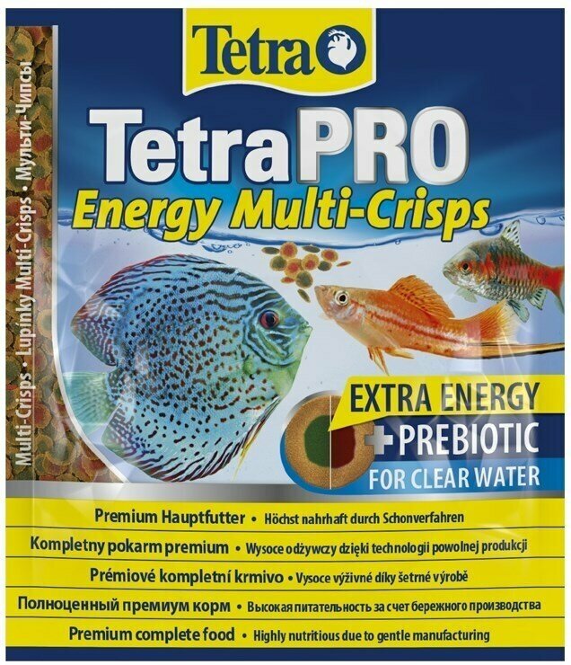 Корм для рыб TetraPRO Energy Multi-Crisps /чипсы/ 12 г.