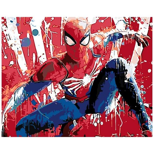 Картина по номерам Человек-паук, 40x50 см картина по номерам веном и человек паук 40x50 см живопись по номерам