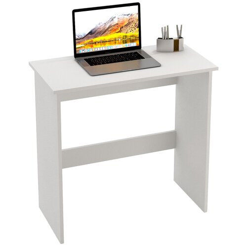 НАЯ компьютерный стол КС-31 Скворец, ШхГхВ: 78х38.6х75.4 см, цвет: белый